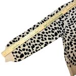Sunday Edition Leopard Print Tie Front Cardigan Size L Coquette Bow Knit Tan Size L Photo 9