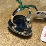 Sterling Silver NWT JTV Free Form Blue Purple Rough Tanzanite Ring Photo 9