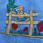 Vintage 90s Teddy Bear Shirt Women’s Denim Button Photo 1