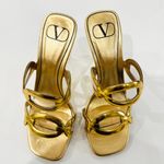 Valentino Garavani  gold clear heels Photo 6