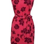Ann Taylor Pink V-Neck Sundress Midi Photo 0