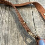 Tory Burch Brown Leather Tote with Slouchy Design and Brass Hardware Photo 3