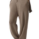 Alo Yoga  Domain Rib Knit Sweatpant Gravel S Photo 0