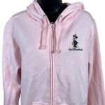 Parks Walt Disney World Minnie Mouse Pink Full Zip Drawstring Hoodie Photo 2