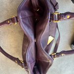 Marc by Marc Jacobs MARC JACOBS Wine Red Burgundy Cabernet Tumbled Leather Top Handle Women’s Tote Photo 9