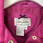 Live a Little  Purplish Leather‎ Jacket size medium Photo 3