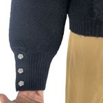 J.Crew Odette Sweater Lady Jacket with Jewel Buttons Black Size M Photo 5