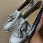 Michael Kors  Loafers Size 9‎ Leather Silver Metallic Callahan Moccasins U Photo 0