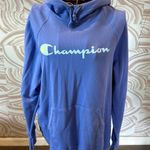 Champion Blue Powerblend Hoodie Women’s Size XL Photo 1
