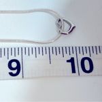 Elegant Sterling Silver 925 Heart Necklace and Charm Photo 4