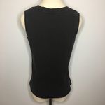 Christopher & Banks  Black V-Neck Tank Top Medium Photo 4