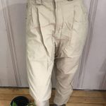 Travelsmith Nylon Cream Tan Hiking Fishing Pants Women's Size 8 Photo 1
