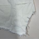Sandy Liang  White Tams Frayed Denim Mini Skirt Photo 11