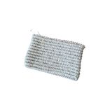 MARCUS BROTHERS Vintage Cream Woven Italian Clutch Bag Photo 5