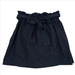 Urban Outfitters  UO Tiffany Black Belted Paperbag Mini Skirt Size Medium Photo 1