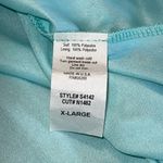 Cal Style USA size XL women’s pleated aline skirt pull on lined aqua blue NWT Photo 3
