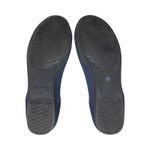 Rothy's Rothy’s The Flat Women’s 9 Navy Metallic Herringbone Knit Ballet Flats Photo 4