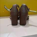 Naturalizer  Brown Size 6 Maggie Criss across Toe Open Sandal Block Heel Strap Photo 6
