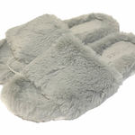 JSlides J/Slides Size 7 Lelee Grey Faux Fur Rubber Sole Slides New Photo 0