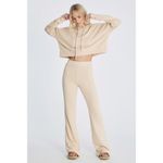 Wildfox New.  wheat cropped hoodie. Small. Retails$148 Photo 3