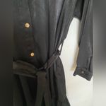 ZARA Black Pleated Dolman Sleeve Dress Photo 5