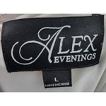 Alex Evenings  Women Sheer Floral Print Layered Blouse Top Size L MSRP $119 Photo 5