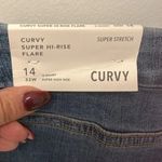 American Eagle Outfitters Curvy Super High Rise Flare Jeans Photo 6