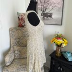 YA Los Angeles Cream Fit and Flare Cocktail Dress Photo 5