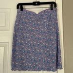 Free People  Lilac Purple Flowy Floral Skirt Size 6 Photo 0