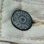 Boyish by Her Corey Distressed Denim Skirt in Rosemary’s Baby Cream Color 26 Size undefined Photo 6