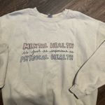 Mental Health Crewneck White Size M Photo 1