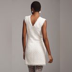 BHLDN Ella V-Neck Pearl Tweed Mini Dress Photo 3