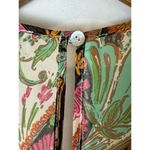 Show Me Your Mumu  Romper Women Large Green Pink Paisley Palace Rowdy‎ Romper Photo 9