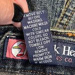 Duck head  JEANS CO sz 5 juniors denim skirt frayed edges pockets removable belt Photo 10