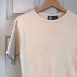Rue 21 Jeans Juniors L Beige Neutral 100% Cotton Ribbed Short Sleeve Top T-Shirt Photo 2