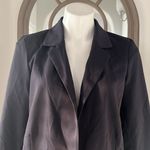 AVA+ESME Navy Notched Lapel Patch Pocket Blazer, Size L New w/Tag Blue Size L Photo 1