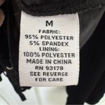 RCG Velvet Lace Up Hoodie Black with Blue Satin Lined Hood Women’s Medium Photo 4