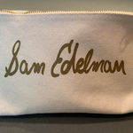 Sam Edelman  Canvas Bag with gold tone‎ zipper, approx 9” x 5” x 2” Photo 0