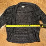 Maurice's Maurice’s grey & black 3/4 sleeve shrug cardigan  Photo 3