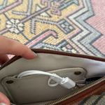 American Leather Co Nashville Essential Power Tooled Charging Wristlet Brown Photo 1