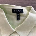 Escada sport light green button front shirt Size 38 Photo 2