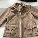 J.Crew Camel Wool Short Cargo Pocket Jacket Size Small Photo 9