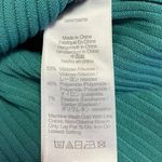 Madewell  Women's Blue Ribbed Knit Scoop Neck Short Sleeve Basic Casual Top Sz L Photo 4