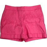 Apt. 9  Women’s Red Textured Jacquard Shorts Size 4 Photo 0