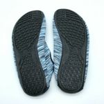 Womens Water Shoes Slip On Fabric Striped Blue Navy 40/41 US 8/8.5 Photo 3