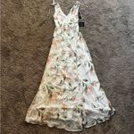 Lulus NWT Lulu’s Romantic Possibilities White Floral Maxi Dress Photo 9