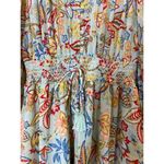 Elan Melrose Fit & Flare Mini Dress Womens Sz M 3/4 Sleeve Vacation Tropical Photo 3