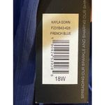 Sachin & Babi French Blue Kayla Halter Gown Size 18 Bow Belted Maxi Photo 7