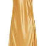 Acne Studios Satin slip dress Gold US 10 Photo 0