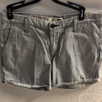 Levi's Women's Denim Jean Shorts Railroad Pinstripe Size L Photo 0
